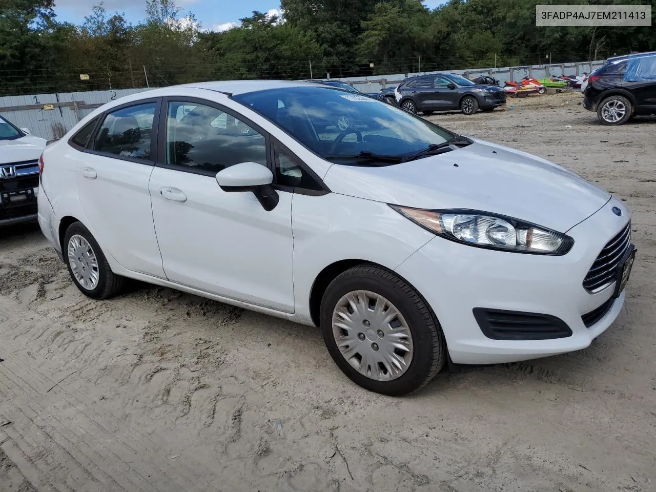 2014 Ford Fiesta S VIN: 3FADP4AJ7EM211413 Lot: 71792304