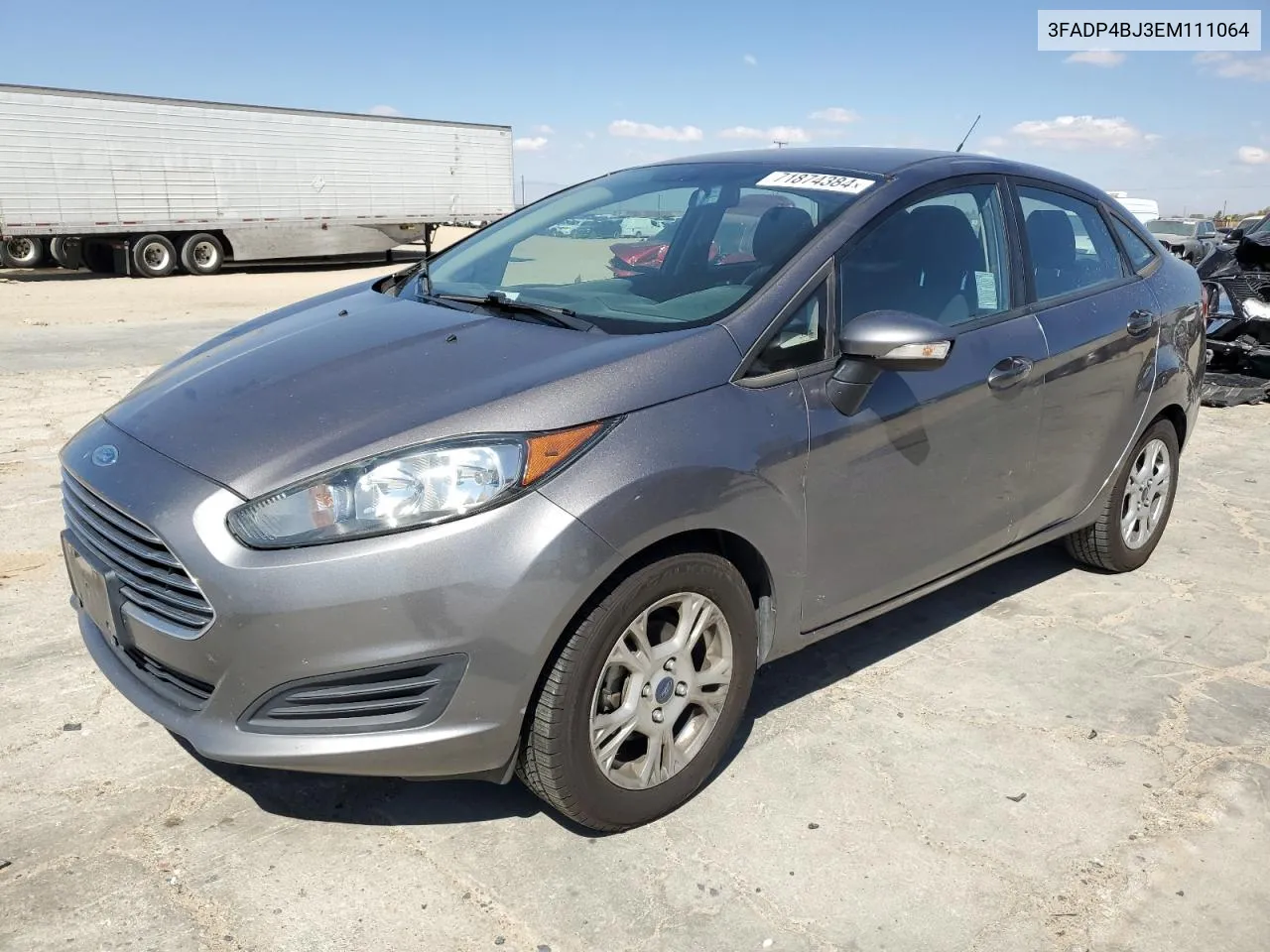 2014 Ford Fiesta Se VIN: 3FADP4BJ3EM111064 Lot: 71874384