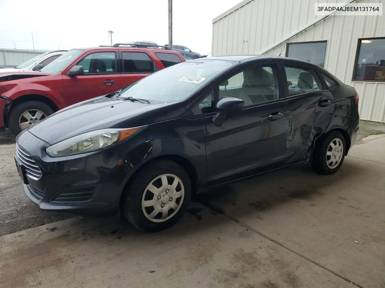 2014 Ford Fiesta S VIN: 3FADP4AJ8EM131764 Lot: 72146374