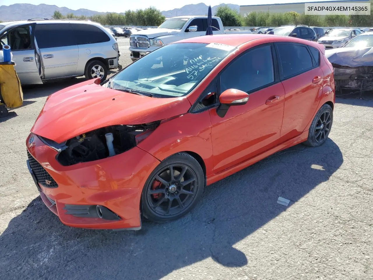 2014 Ford Fiesta St VIN: 3FADP4GX4EM145365 Lot: 72174074