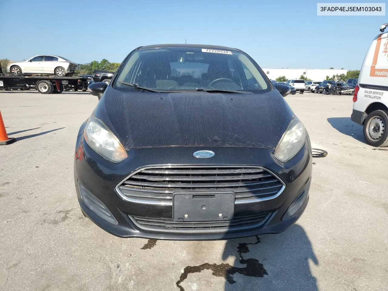 2014 Ford Fiesta Se VIN: 3FADP4EJ5EM103043 Lot: 72220334