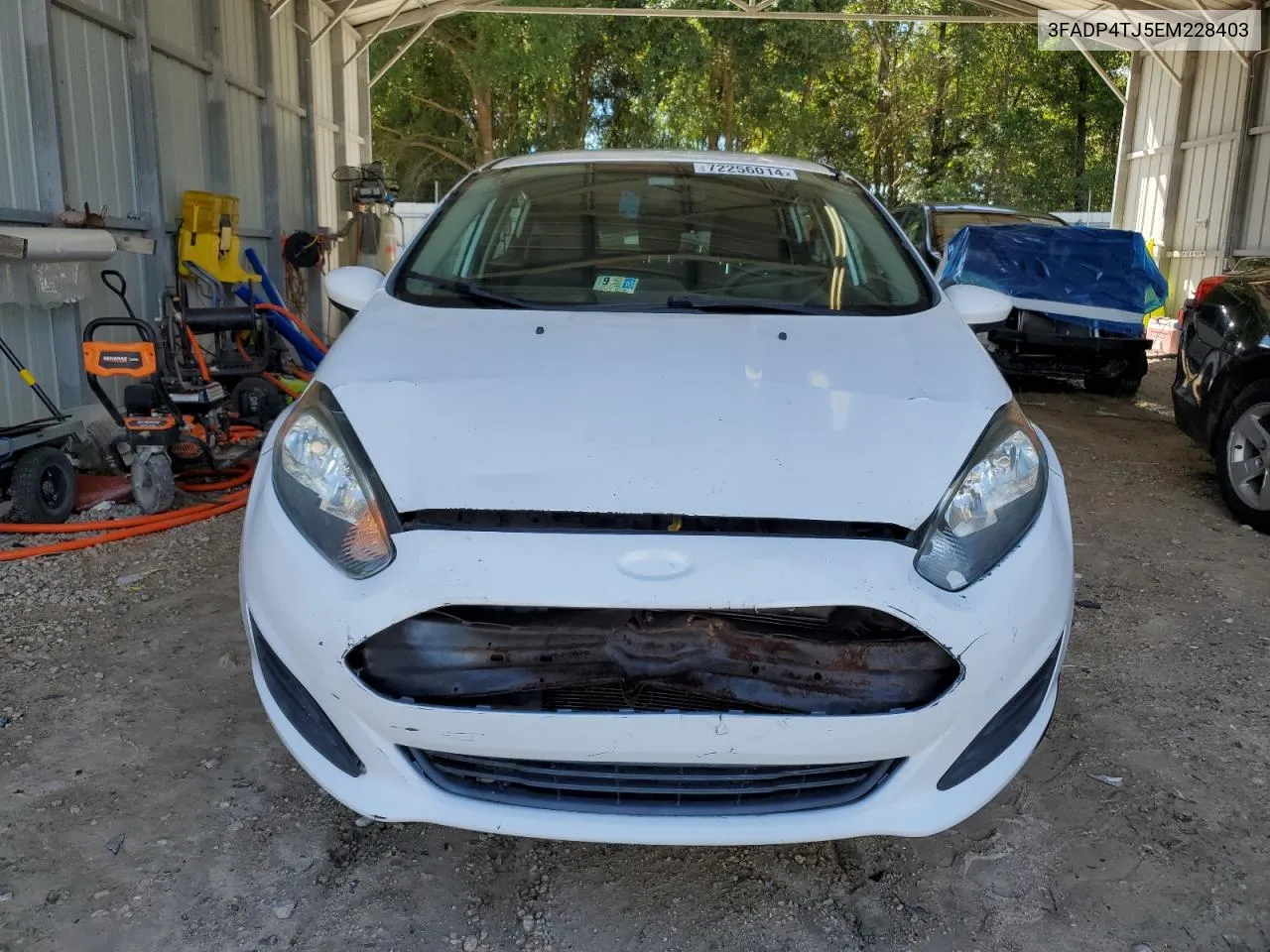 2014 Ford Fiesta S VIN: 3FADP4TJ5EM228403 Lot: 72256014