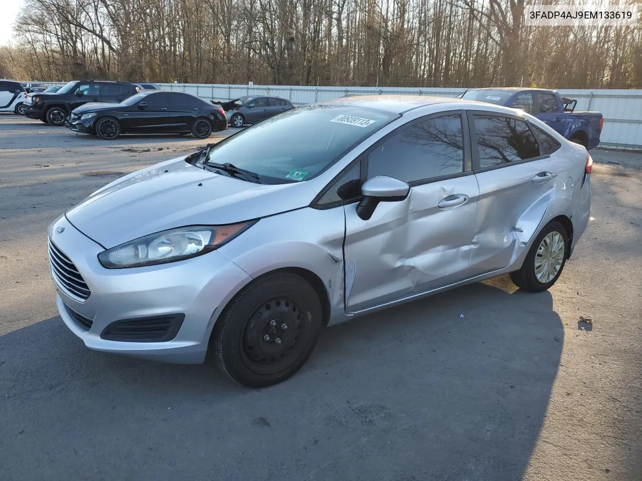 2014 Ford Fiesta S VIN: 3FADP4AJ9EM133619 Lot: 80939113