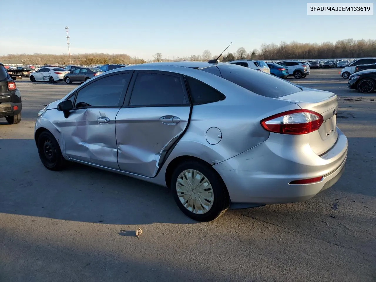 2014 Ford Fiesta S VIN: 3FADP4AJ9EM133619 Lot: 80939113