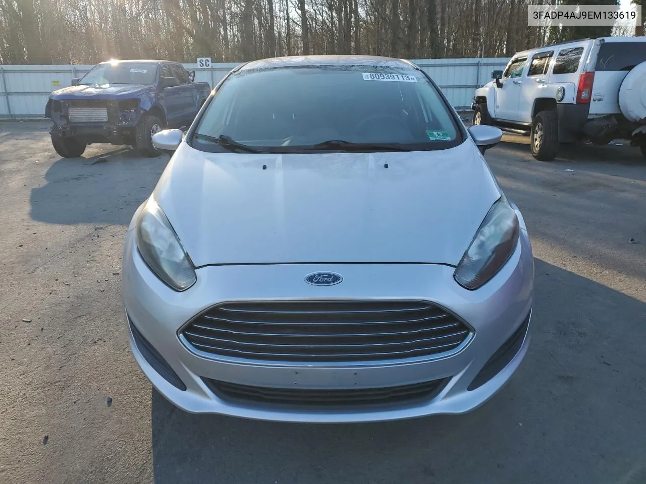 2014 Ford Fiesta S VIN: 3FADP4AJ9EM133619 Lot: 80939113