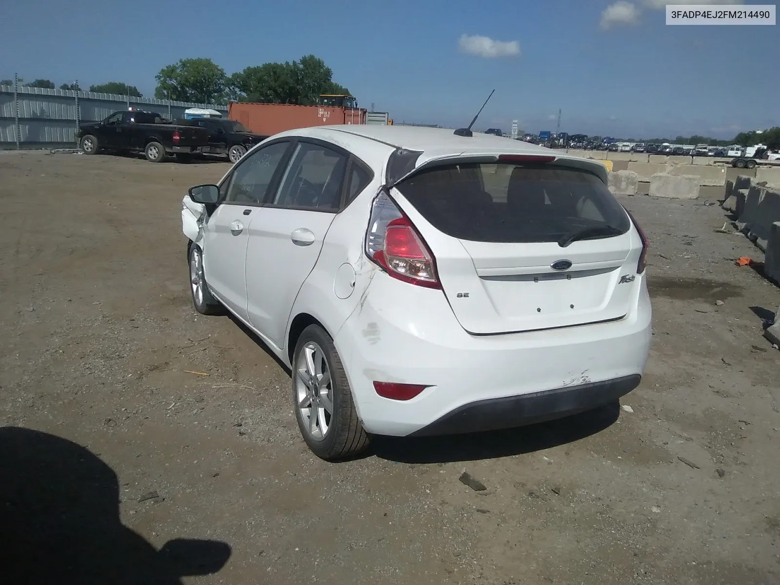 2015 Ford Fiesta Se VIN: 3FADP4EJ2FM214490 Lot: 35382372