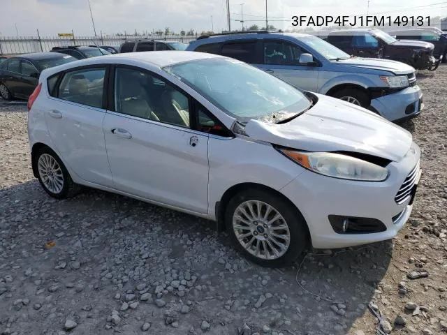 2015 Ford Fiesta Titanium VIN: 3FADP4FJ1FM149131 Lot: 37936514