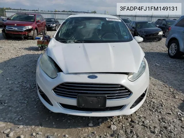 2015 Ford Fiesta Titanium VIN: 3FADP4FJ1FM149131 Lot: 37936514