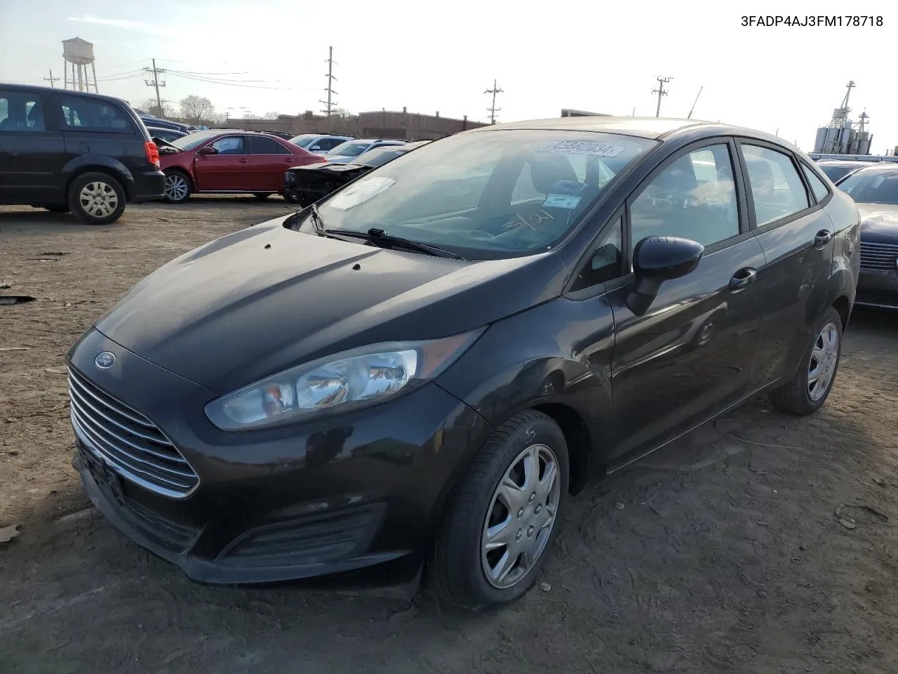 2015 Ford Fiesta S VIN: 3FADP4AJ3FM178718 Lot: 45882034