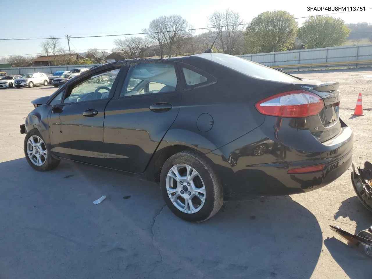 2015 Ford Fiesta Se VIN: 3FADP4BJ8FM113751 Lot: 48372334