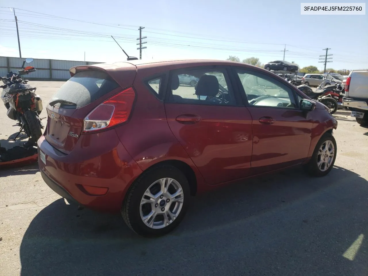 2015 Ford Fiesta Se VIN: 3FADP4EJ5FM225760 Lot: 50901784