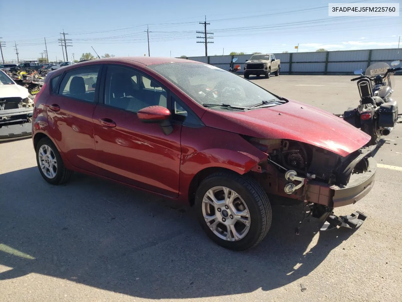 2015 Ford Fiesta Se VIN: 3FADP4EJ5FM225760 Lot: 50901784