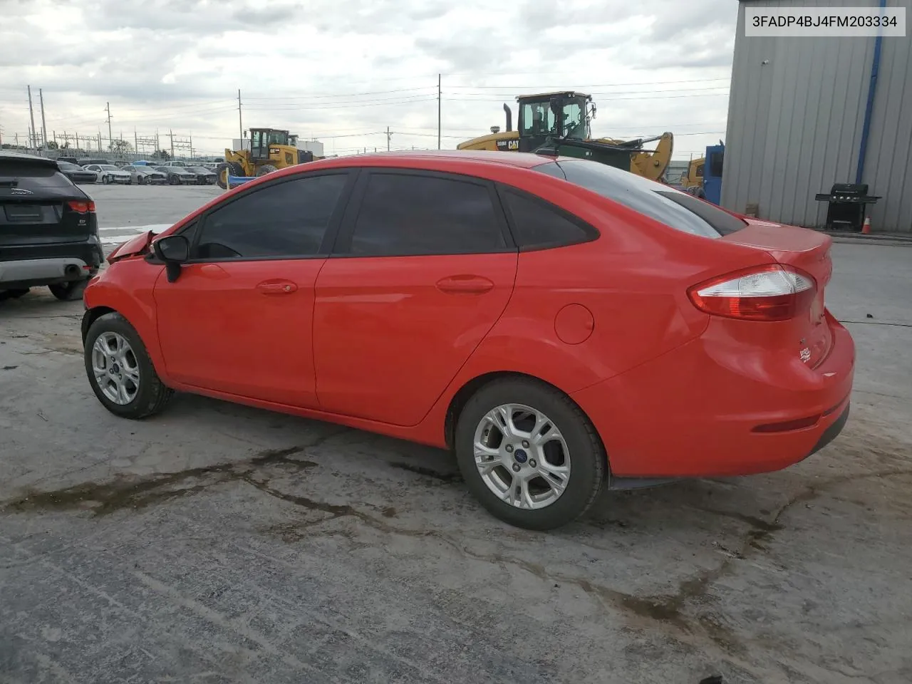 2015 Ford Fiesta Se VIN: 3FADP4BJ4FM203334 Lot: 51276754