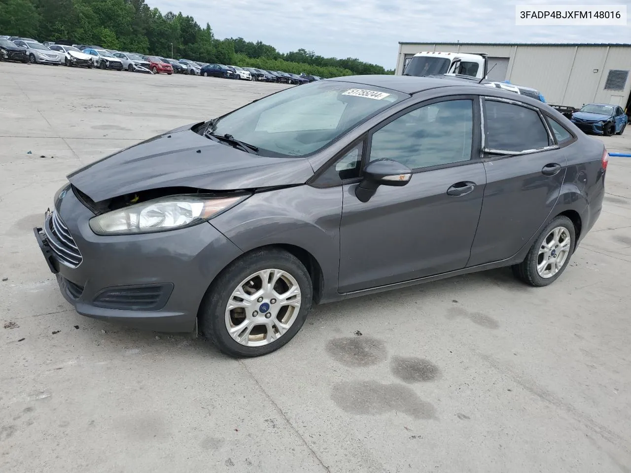 2015 Ford Fiesta Se VIN: 3FADP4BJXFM148016 Lot: 51755244