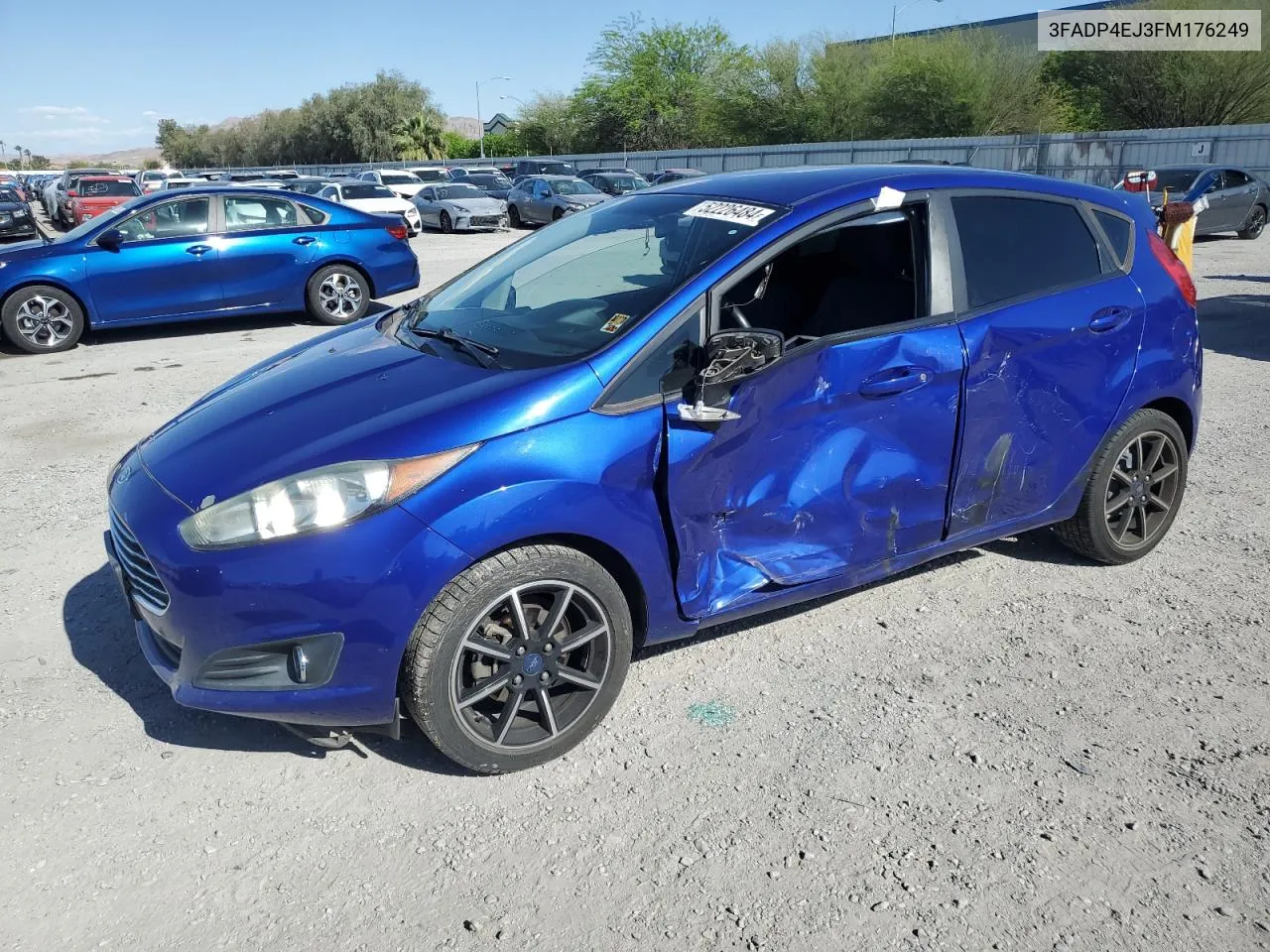 2015 Ford Fiesta Se VIN: 3FADP4EJ3FM176249 Lot: 52226484