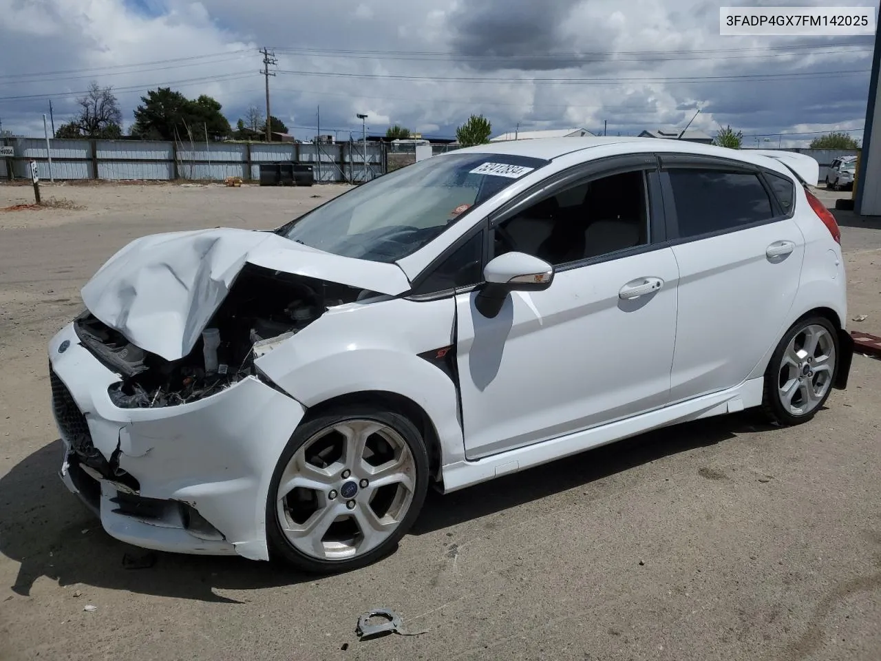 2015 Ford Fiesta St VIN: 3FADP4GX7FM142025 Lot: 52412834