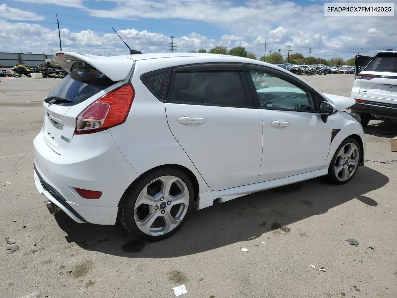 2015 Ford Fiesta St VIN: 3FADP4GX7FM142025 Lot: 52412834