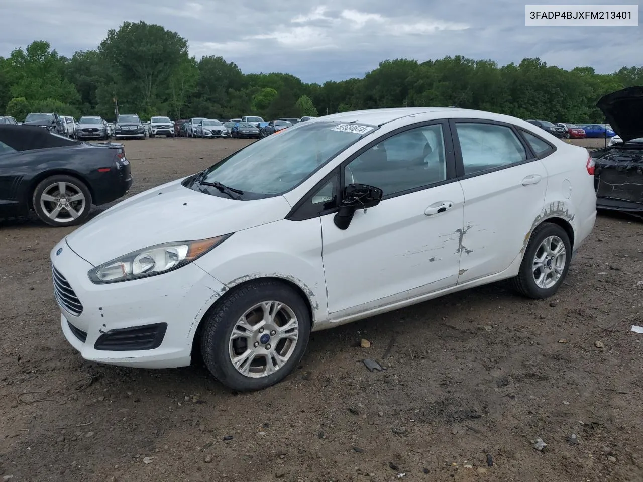 2015 Ford Fiesta Se VIN: 3FADP4BJXFM213401 Lot: 52534674