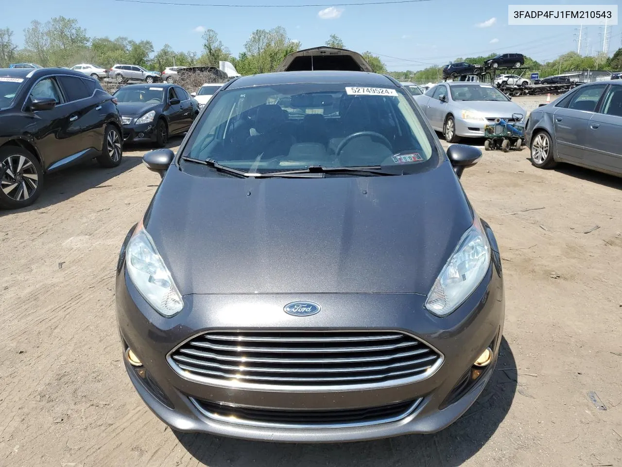 2015 Ford Fiesta Titanium VIN: 3FADP4FJ1FM210543 Lot: 52749524