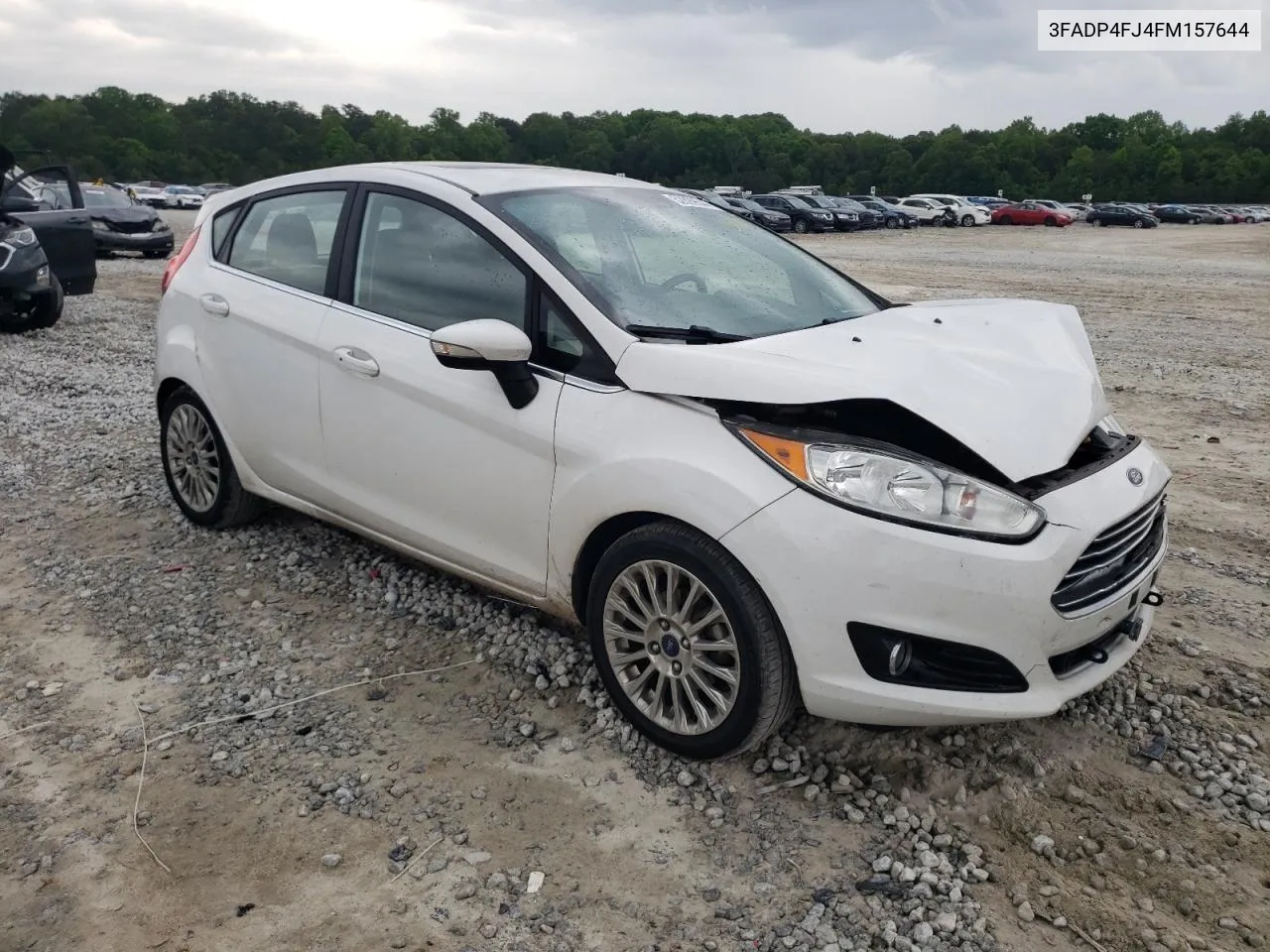 2015 Ford Fiesta Titanium VIN: 3FADP4FJ4FM157644 Lot: 52899544