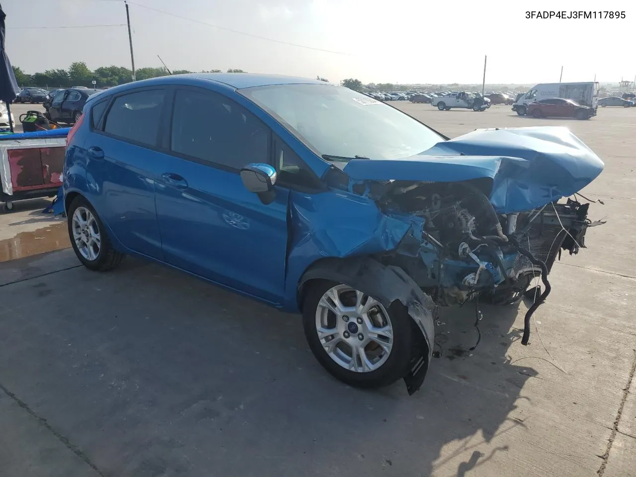 2015 Ford Fiesta Se VIN: 3FADP4EJ3FM117895 Lot: 53119294