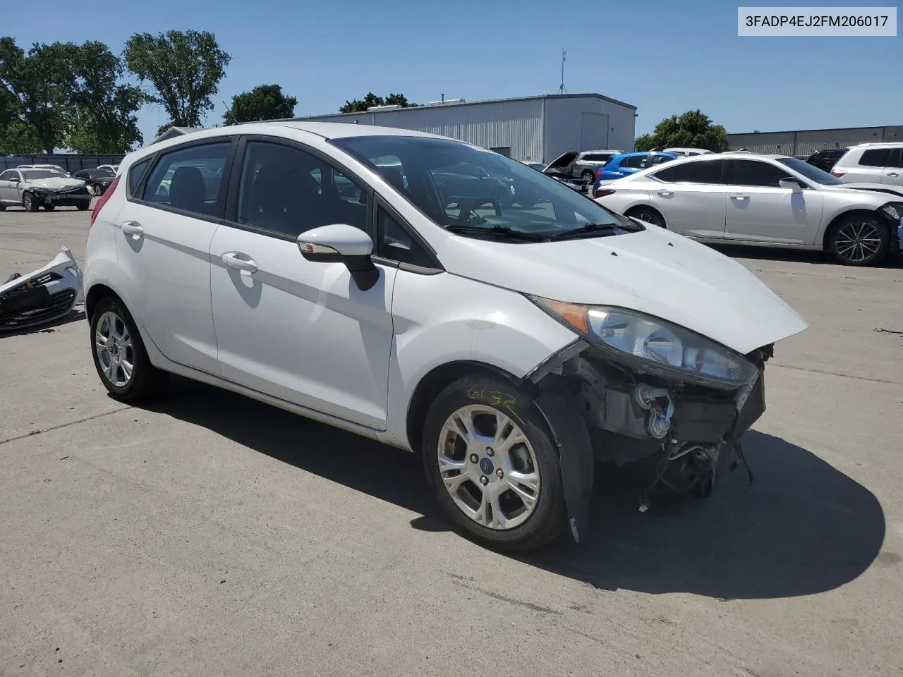 2015 Ford Fiesta Se VIN: 3FADP4EJ2FM206017 Lot: 53342474