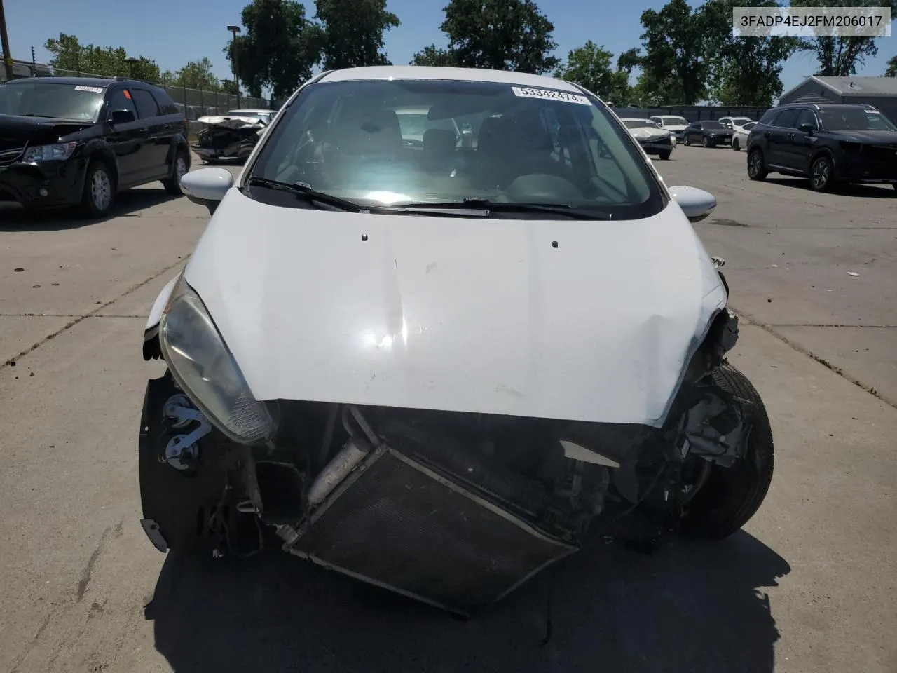 2015 Ford Fiesta Se VIN: 3FADP4EJ2FM206017 Lot: 53342474