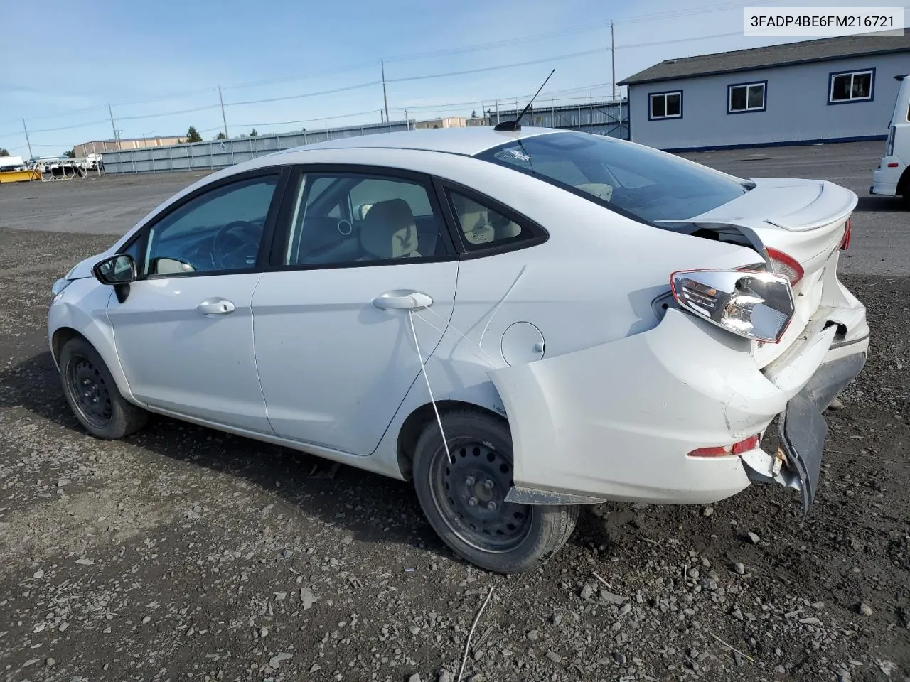 2015 Ford Fiesta Se VIN: 3FADP4BE6FM216721 Lot: 53458814