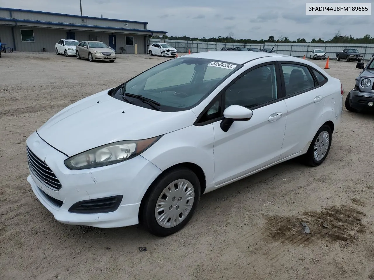 2015 Ford Fiesta S VIN: 3FADP4AJ8FM189665 Lot: 53584504