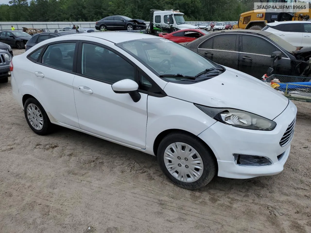 2015 Ford Fiesta S VIN: 3FADP4AJ8FM189665 Lot: 53584504