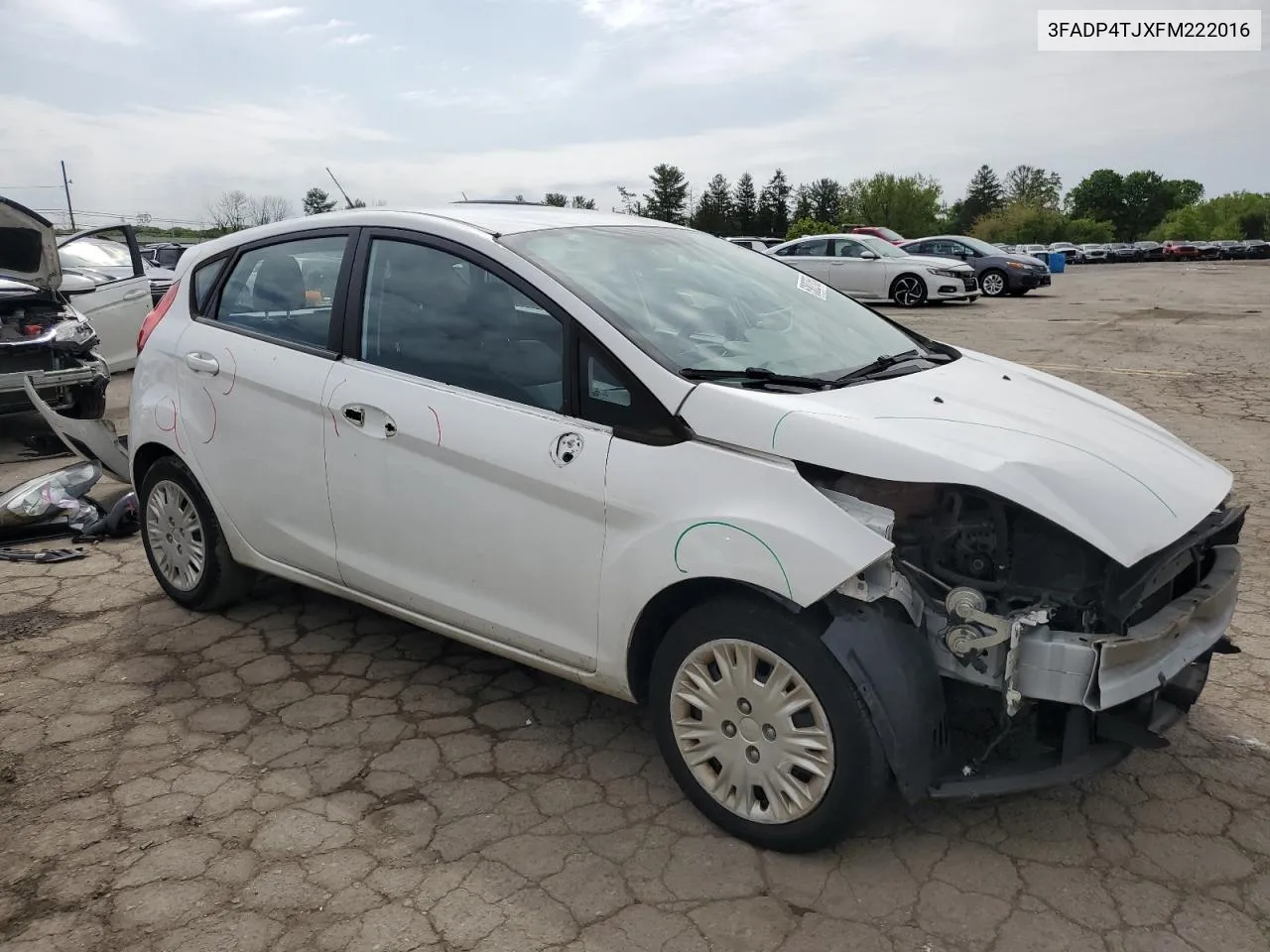 2015 Ford Fiesta S VIN: 3FADP4TJXFM222016 Lot: 53827654