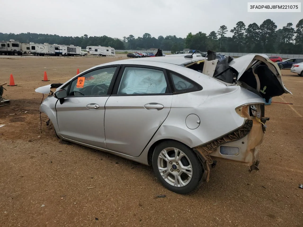 2015 Ford Fiesta Se VIN: 3FADP4BJ8FM221075 Lot: 53900014