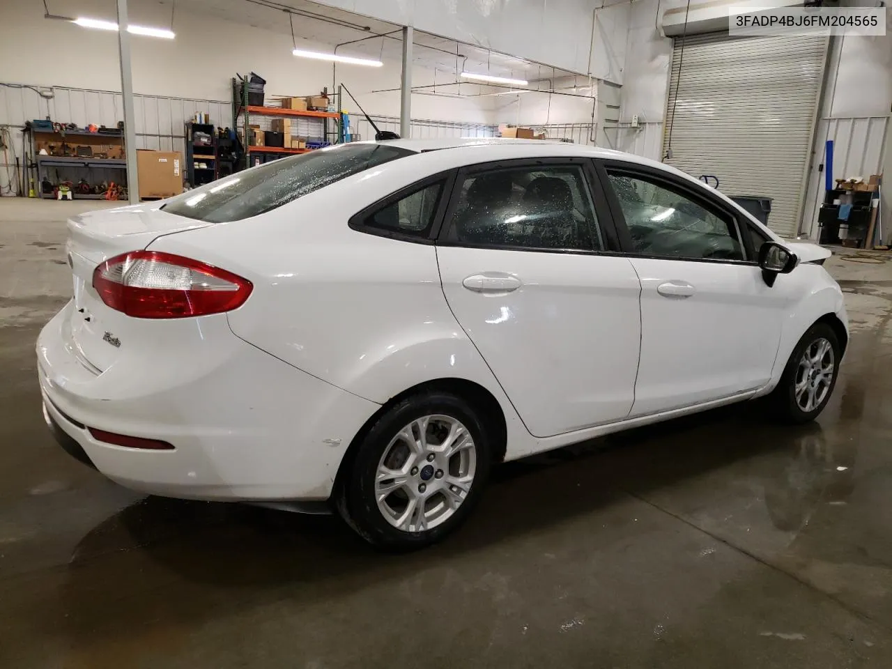 2015 Ford Fiesta Se VIN: 3FADP4BJ6FM204565 Lot: 54076444