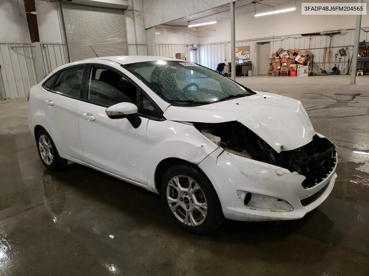 2015 Ford Fiesta Se VIN: 3FADP4BJ6FM204565 Lot: 54076444