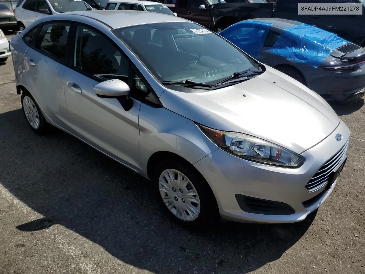 2015 Ford Fiesta S VIN: 3FADP4AJ9FM221278 Lot: 54374114