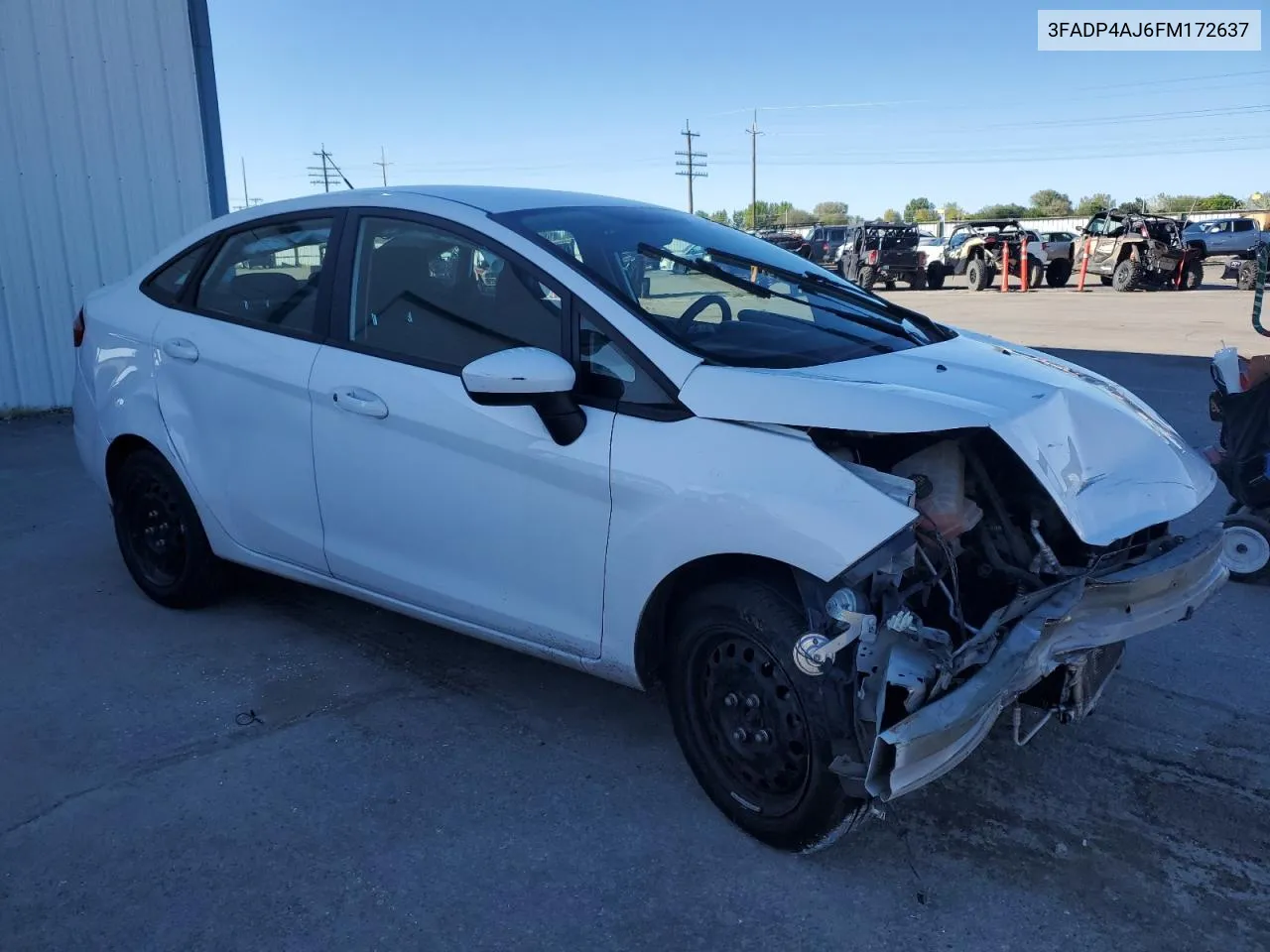 2015 Ford Fiesta S VIN: 3FADP4AJ6FM172637 Lot: 54430944