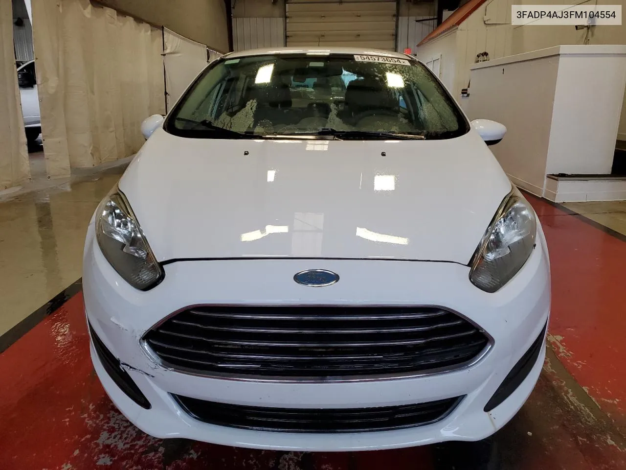 2015 Ford Fiesta S VIN: 3FADP4AJ3FM104554 Lot: 54573654