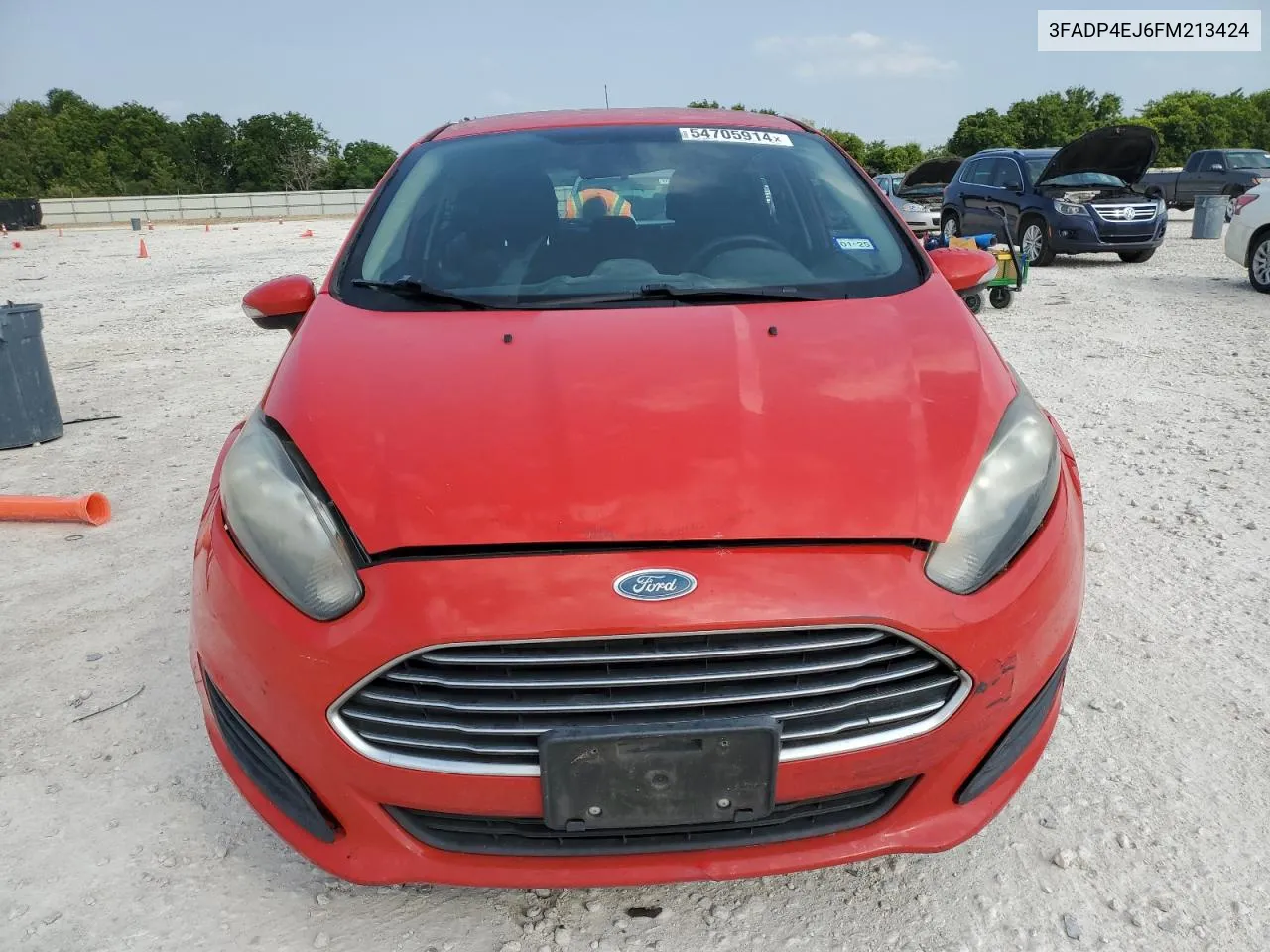 2015 Ford Fiesta Se VIN: 3FADP4EJ6FM213424 Lot: 54705914