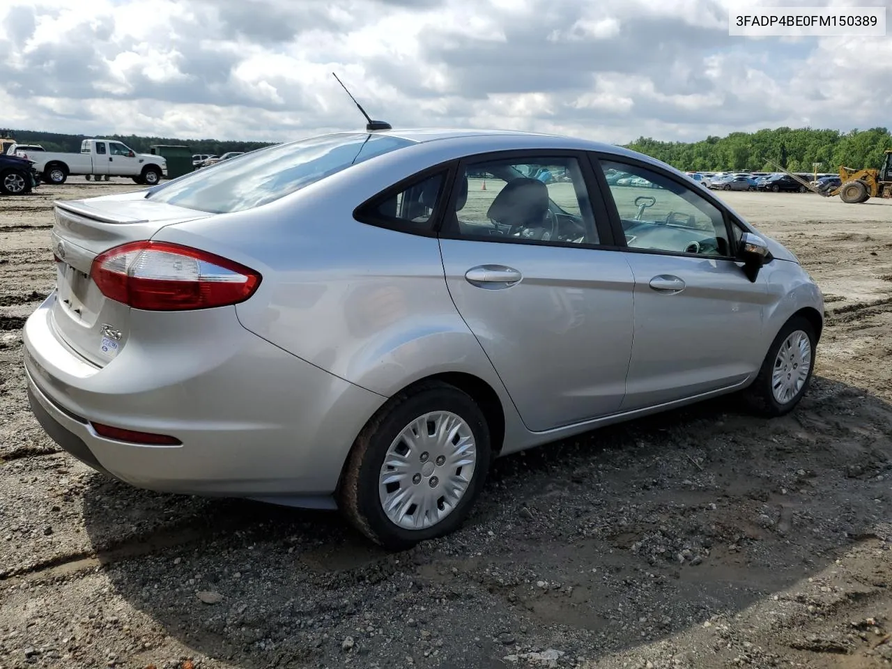 2015 Ford Fiesta Se VIN: 3FADP4BE0FM150389 Lot: 54791024