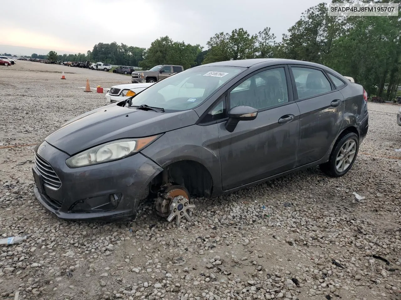 2015 Ford Fiesta Se VIN: 3FADP4BJ8FM195707 Lot: 55106264