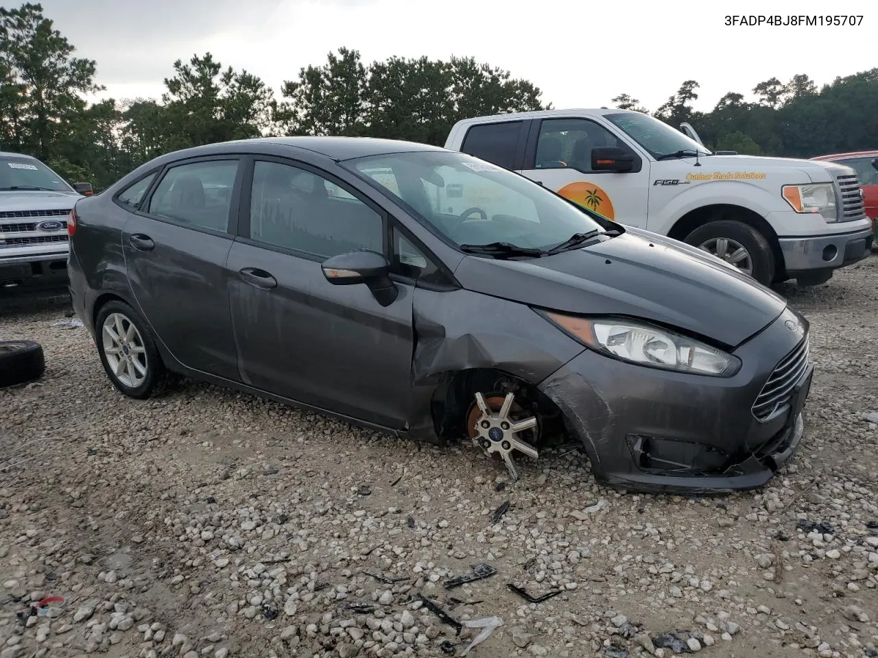 2015 Ford Fiesta Se VIN: 3FADP4BJ8FM195707 Lot: 55106264