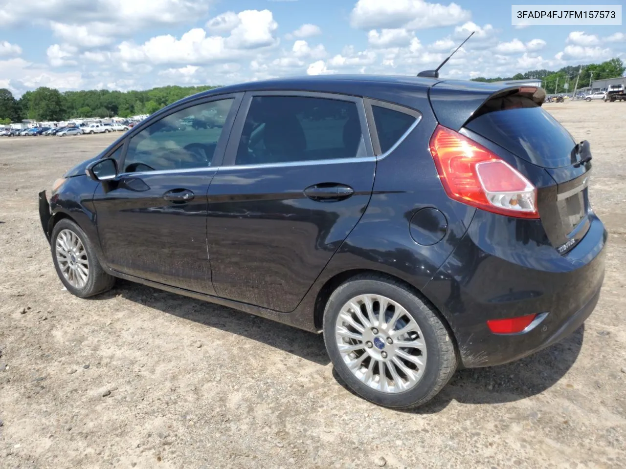 2015 Ford Fiesta Titanium VIN: 3FADP4FJ7FM157573 Lot: 55216434