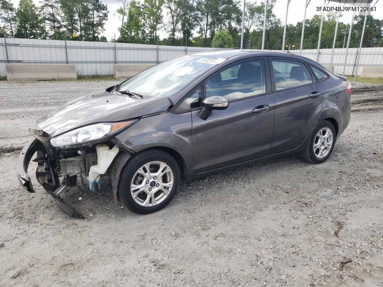 2015 Ford Fiesta Se VIN: 3FADP4BJ9FM120661 Lot: 55452914