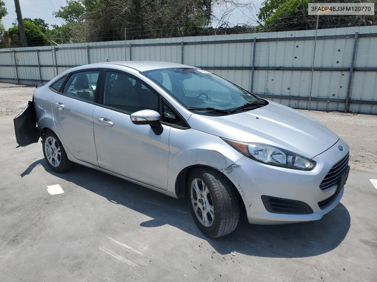 2015 Ford Fiesta Se VIN: 3FADP4BJ3FM120770 Lot: 55706104