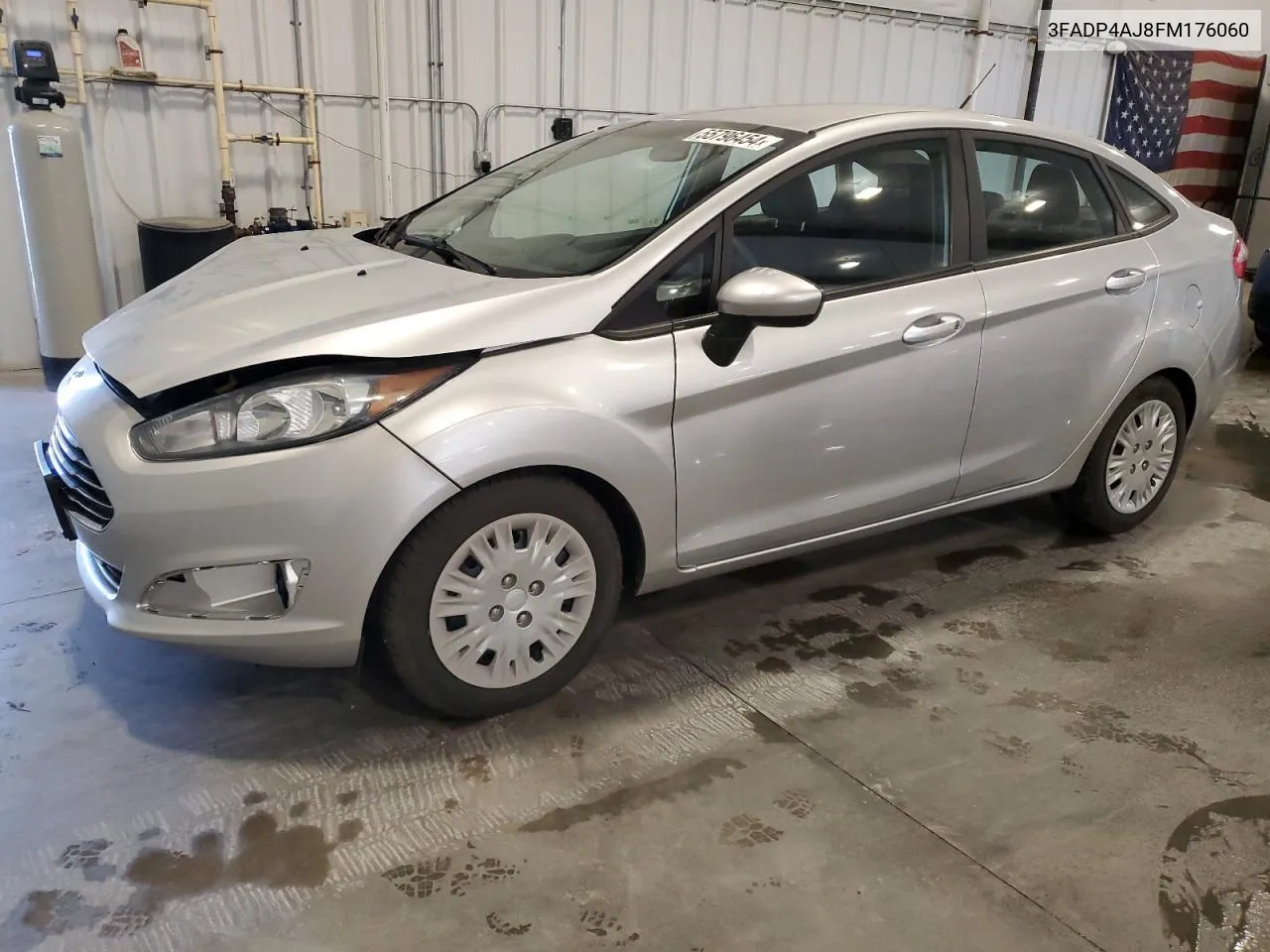 2015 Ford Fiesta S VIN: 3FADP4AJ8FM176060 Lot: 55796454