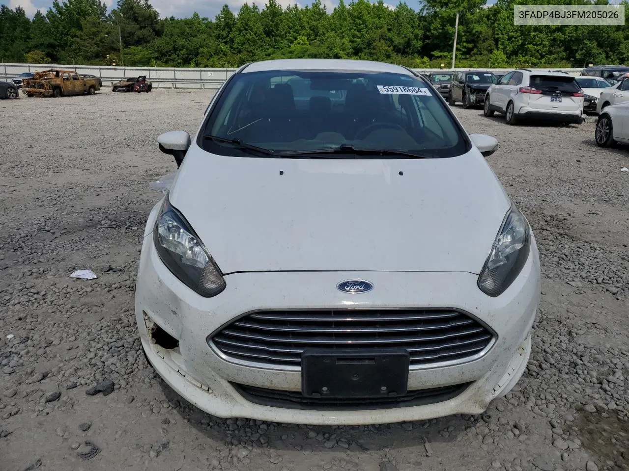 2015 Ford Fiesta Se VIN: 3FADP4BJ3FM205026 Lot: 55918684