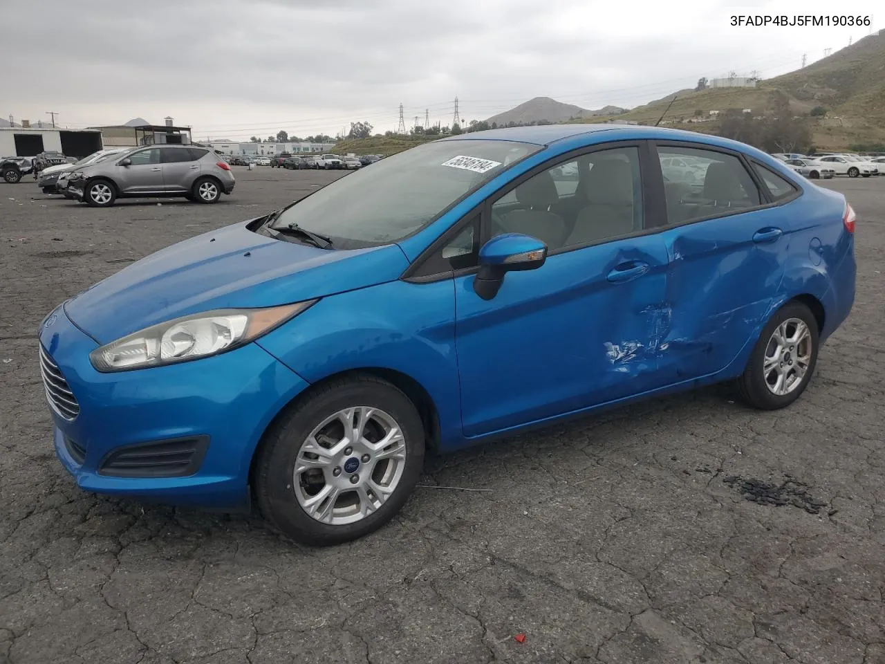 2015 Ford Fiesta Se VIN: 3FADP4BJ5FM190366 Lot: 56346184