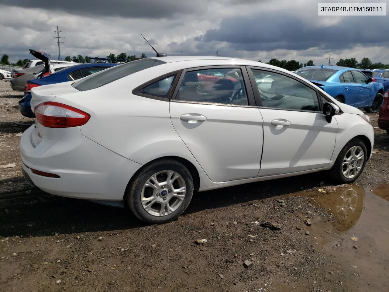 2015 Ford Fiesta Se VIN: 3FADP4BJ1FM150611 Lot: 56749124