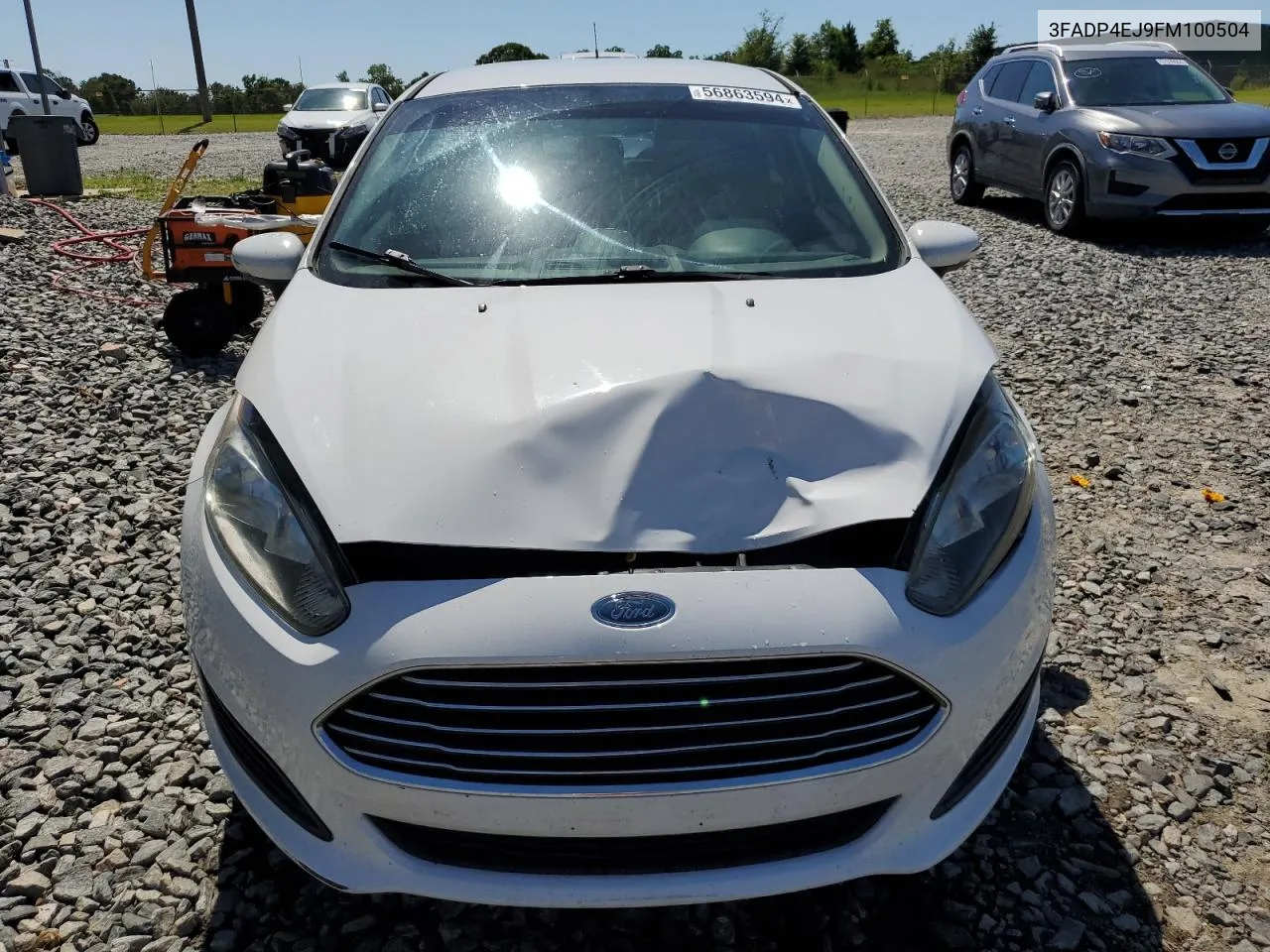 3FADP4EJ9FM100504 2015 Ford Fiesta Se