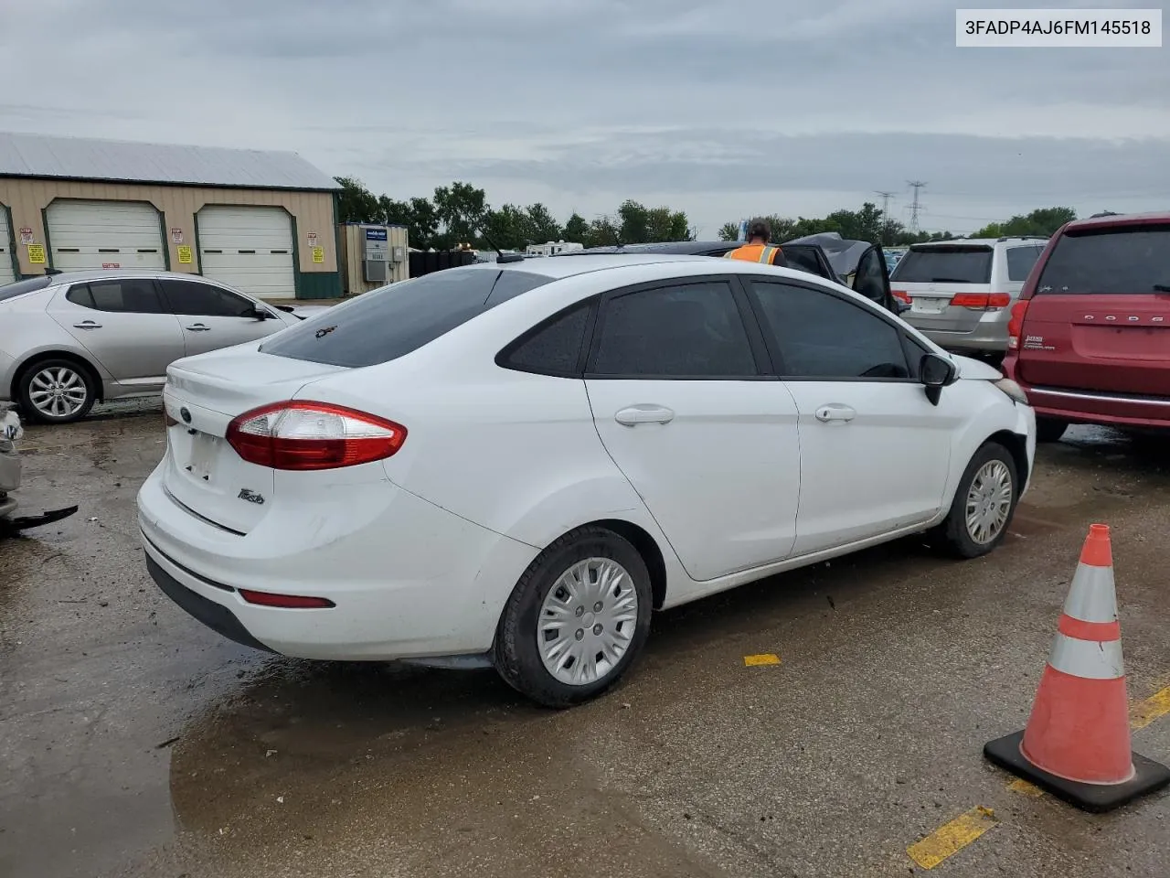 2015 Ford Fiesta S VIN: 3FADP4AJ6FM145518 Lot: 56892664